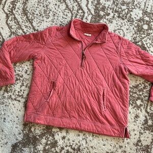 Maurices quilted quarter zip sweatshirt